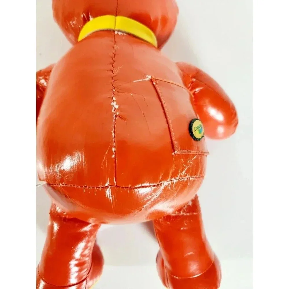 Crayola Binney & Smith Doodle Scribble Bear Plush Pleather Orange & Yell…